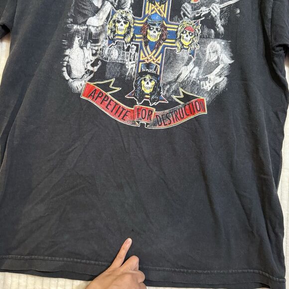 Guns-N-Roses “Appetite For Destruction” Tshirt Medium‎ Please Read - Picture 6 of 16